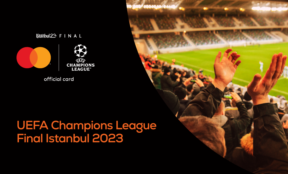 
                                        Hai cu maib și Mastercard la finala UEFA Champions League 2023