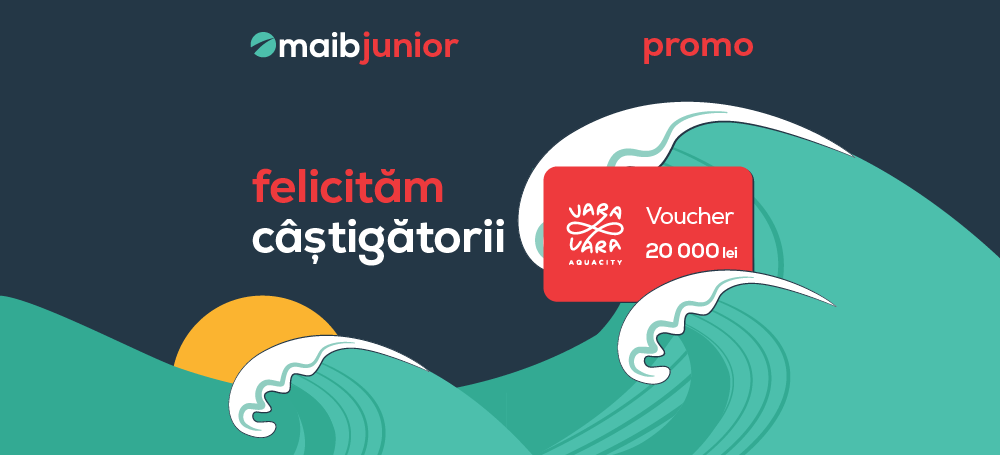 
                                        Maib junior și Mastercard au desemnat unul dintre cei doi mari câștigători ai promoției