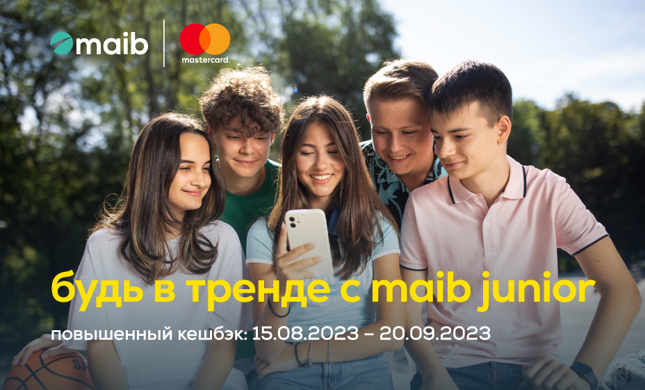 
                                        Back to friends с maib junior и Mastercard